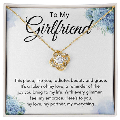 To My Girlfriend - My Everything - Love Knot Necklace