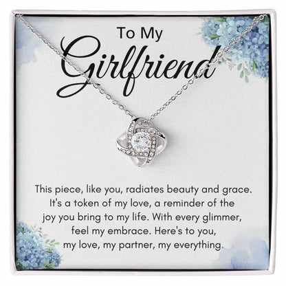 To My Girlfriend - My Everything - Love Knot Necklace